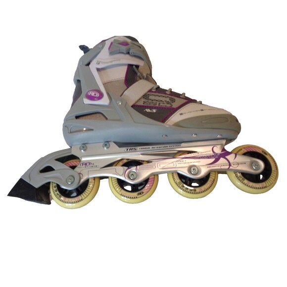 Roller Derby Aerio Q-60 Women's Inline Skates Sz 9 White/Grey/Purple - Picture 5 of 10